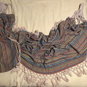 Anthropologie Other - Anthropologie striped hammock with fringe and bag Anthropologie Other - Anthropologie striped hammock with fringe and bag